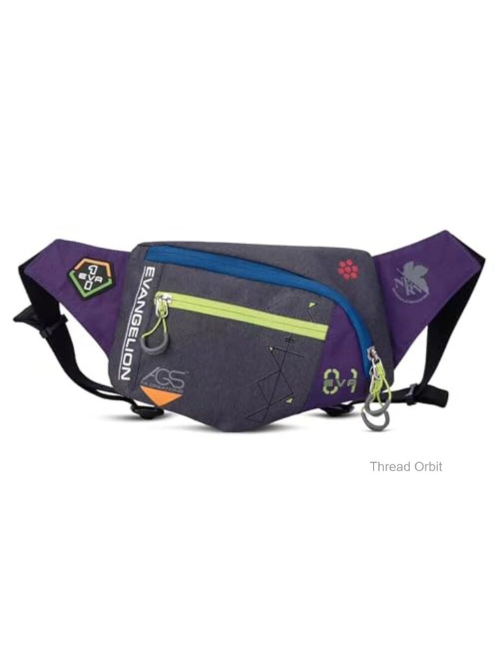Nylon Crossbody Waist Pack Chest Bag Adjustable Splash Resistant